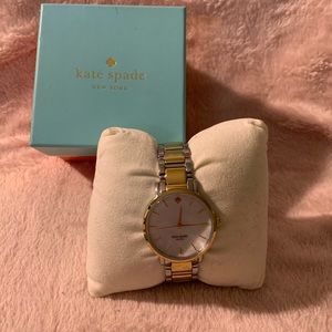 Kate Spade Gramercy two tone watch